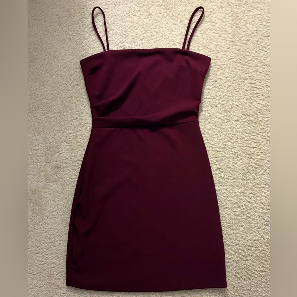 Windsor Burgundy Mini Dress